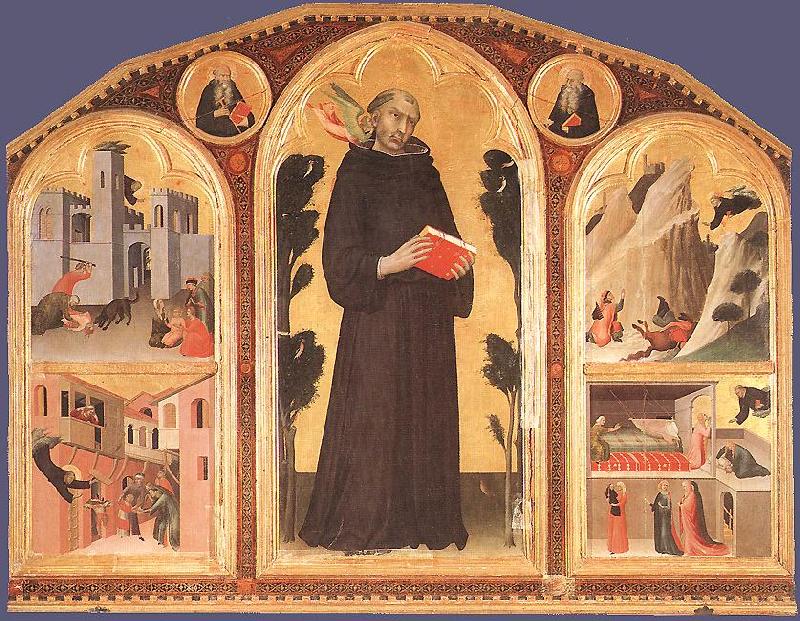 Simone Martini Blessed Agostino Novello Altarpiece